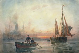 Tramonto nella Piscina di Londra, 1913